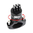 Aluminium Alloy 360° Rotatable Handlebar Mount for GoPro & Action Cameras with Corrosion Resistance