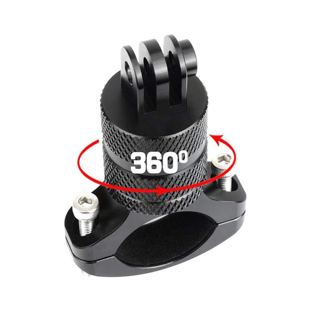 Aluminium Alloy 360° Rotatable Handlebar Mount for GoPro & Action Cameras with Corrosion Resistance amiciKart c0tmiz-hs.myshopify.com