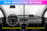 Wireless Car TPMS, Solar Powered Tyre Pressure Monitoring System with External Sensor for 4 Wheeler, with Dashboard Clock