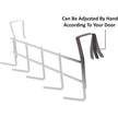 Over Door Hook Hanger- 5 Hooks, No Drill Steel Rack for 4 cm Thick Door amiciKart c0tmiz-hs.myshopify.com