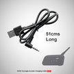 amiciAuto Ejeas V6 and V6 Pro Charging Cable for Helmet Intercom (Black)