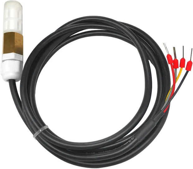 amiciSense Digital Temperature & Humidity Sensor Probe | RS485 Modbus RTU Transmitter | Polymer PE Waterproof Sensor | -40℃ to 80℃ | Indoor/Outdoor Monitoring | 1m Cable
