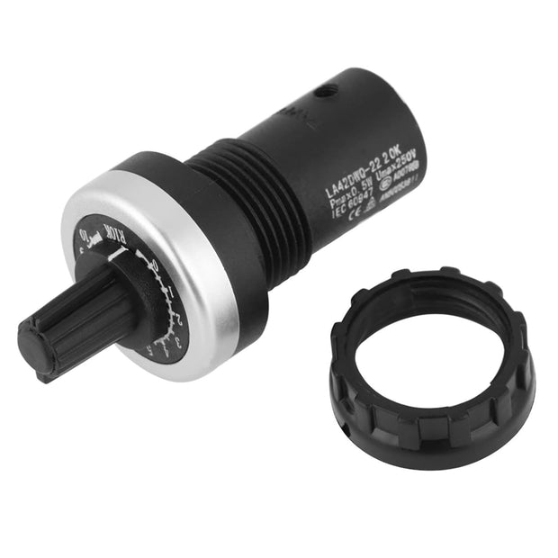 Rotary Potentiometer Switch 22mm Panel Mount for Speed & Power Control for Motors, Inverters and DIY Projects