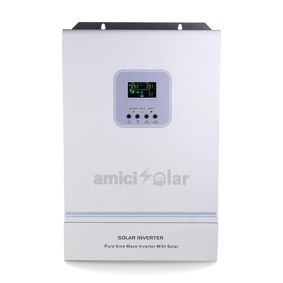 MPPT Solar Inverter | Dual AC & DC Input| Supports 2000W Solar Panel (1.6kW Hybrid Inverter)