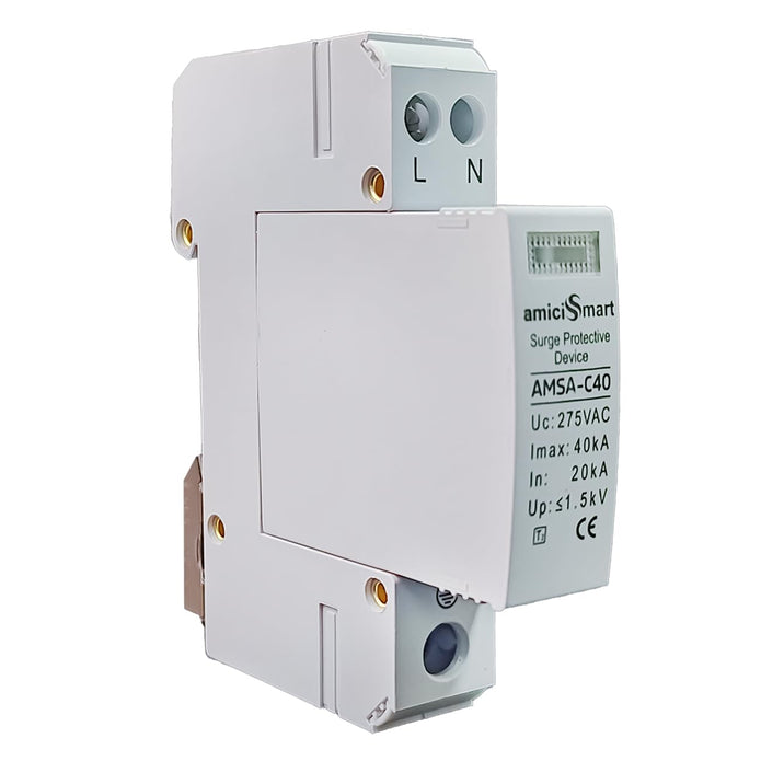 amiciSmart AC Surge Protector, 385V 30KA~60KA SPD Lightning Protection Device
