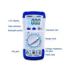 830L Digital Multimeter, 1999 Count AC/DC Voltage, Current, Resistance, Diode, hFE Test with 9V Battery