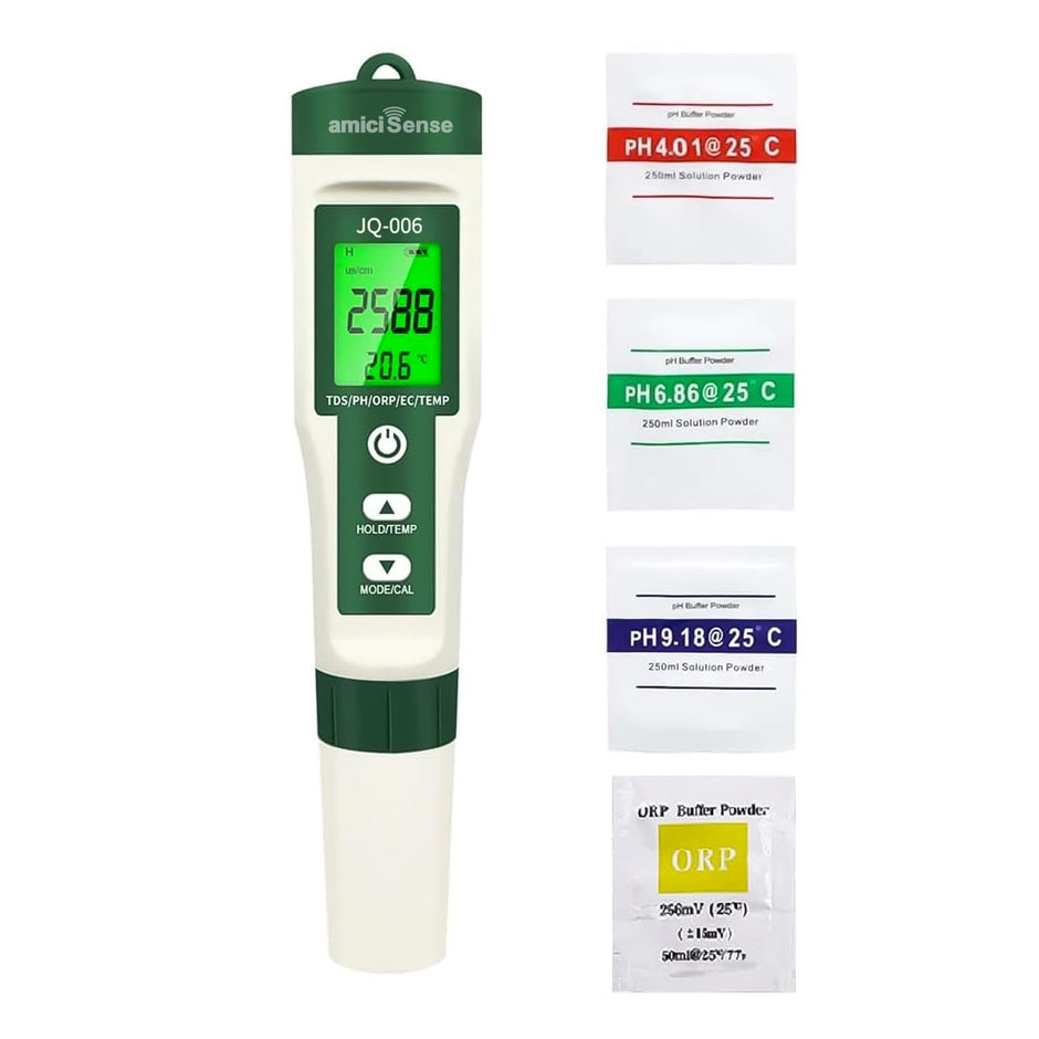 Digital Water Quality Tester TDS, EC & Temperature Meter with Auto Calibration & High Accuracy