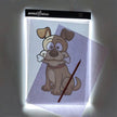 LED Lighted Tracing Board A4 Size Drawing Board with Brightness Controlled Touch Button amiciKart