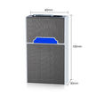 Rechargeable Cigarette Lighter with Case, USB Charging & 20-Pcs Metallic Holder