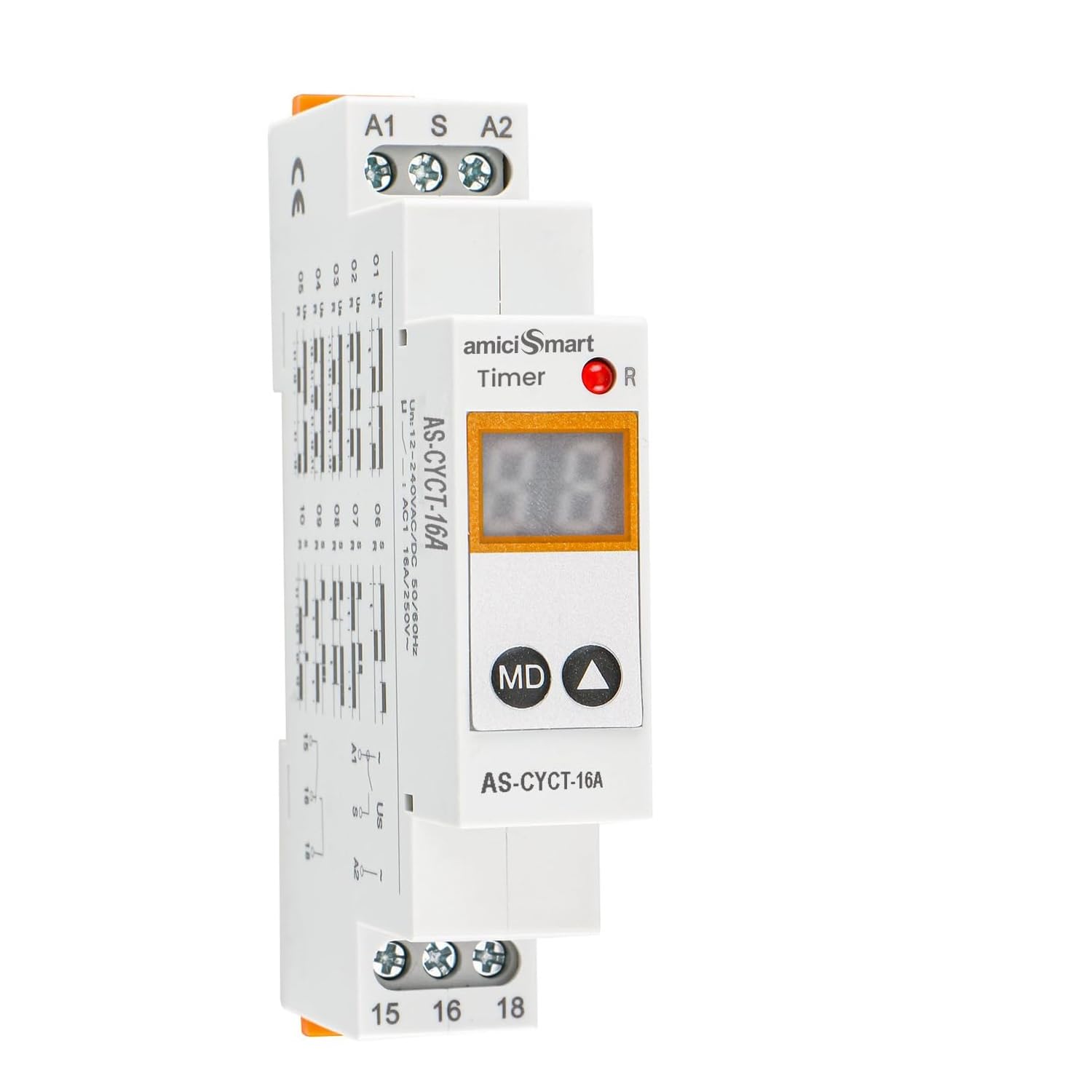 Multi-Function Timer Switch 20 Modes 16A AC/DC | amiciKart