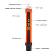 PEAKMETER PM8908C Non-Contact Voltage Tester Pen, 12-1000V AC, 50-60Hz with Work Light