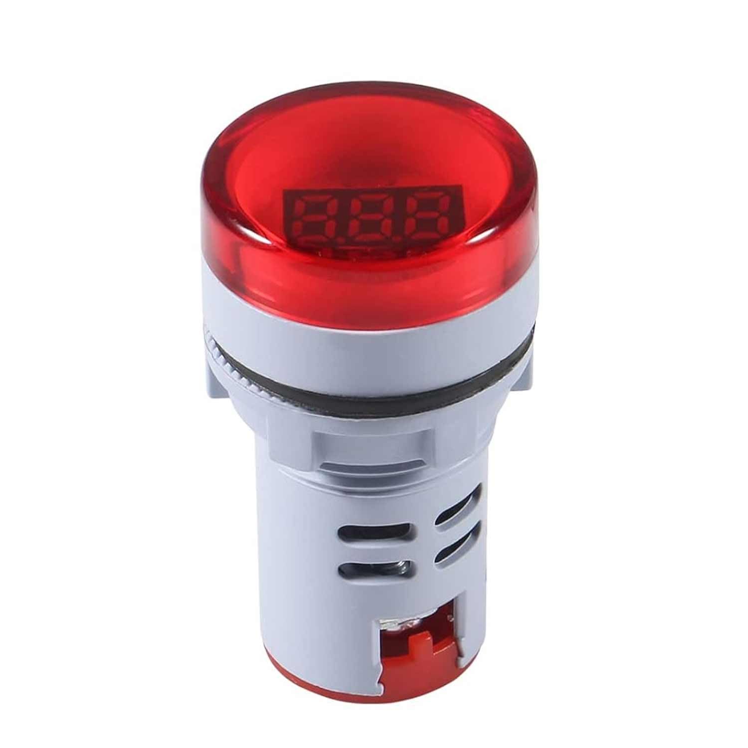 amiciSense 3-Digit Digital Voltmeter, 60-500VAC Voltage Range, Compact and Accurate Voltage Display