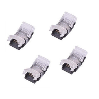 LED Connector for 5050 5630 RGB LED Light Strip; Wire Connection Conductor (Clip Type) -4 Pieces amiciKart