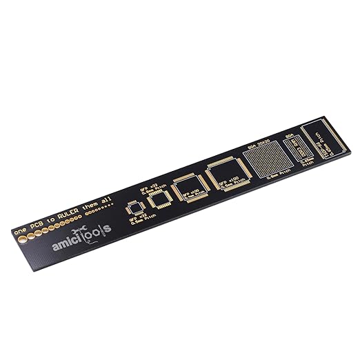 PCB Ruler – Gold-Plated FR4 Circuit Board Reference Tool, 15cm with Footprints & Pinouts amiciKart c0tmiz-hs.myshopify.com