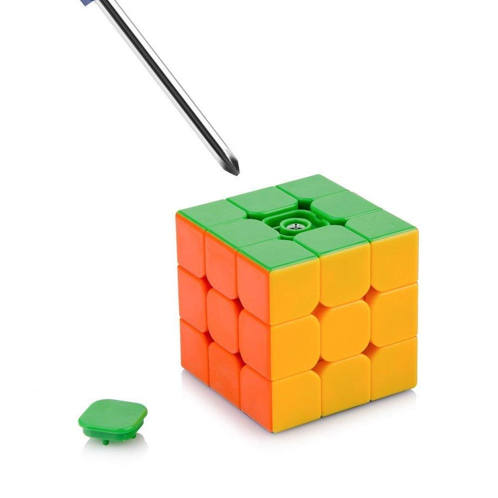 Magic Cube, MGC Professional Grade Sticker-Less & Magnetic Speed Cube with Smooth Turning, Color Matching Puzzle for Kids, Adults (3x3) amiciKart