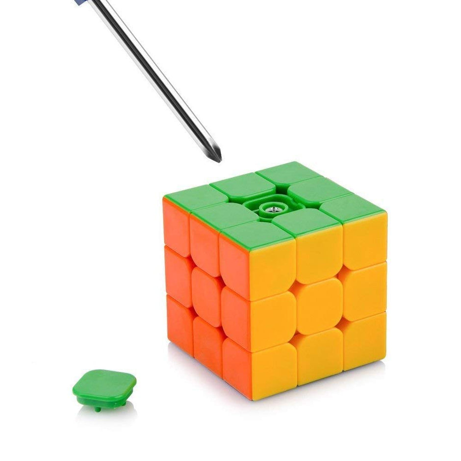 Magic Cube, MGC Professional Grade Sticker-Less & Magnetic Speed Cube with Smooth Turning, Color Matching Puzzle for Kids, Adults (3x3) amiciKart