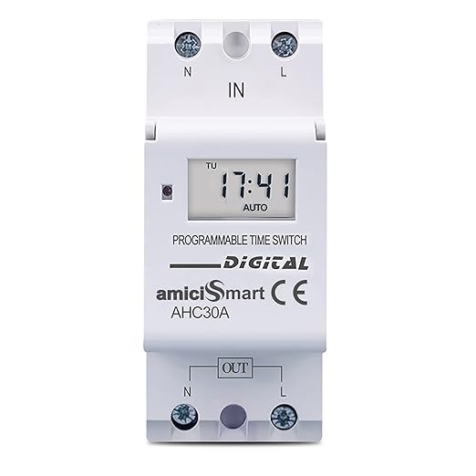 4-in-1 Digital Timer Switch Relay – Programmable 7-Day, Countdown, Pulse & Cycle, DIN Rail