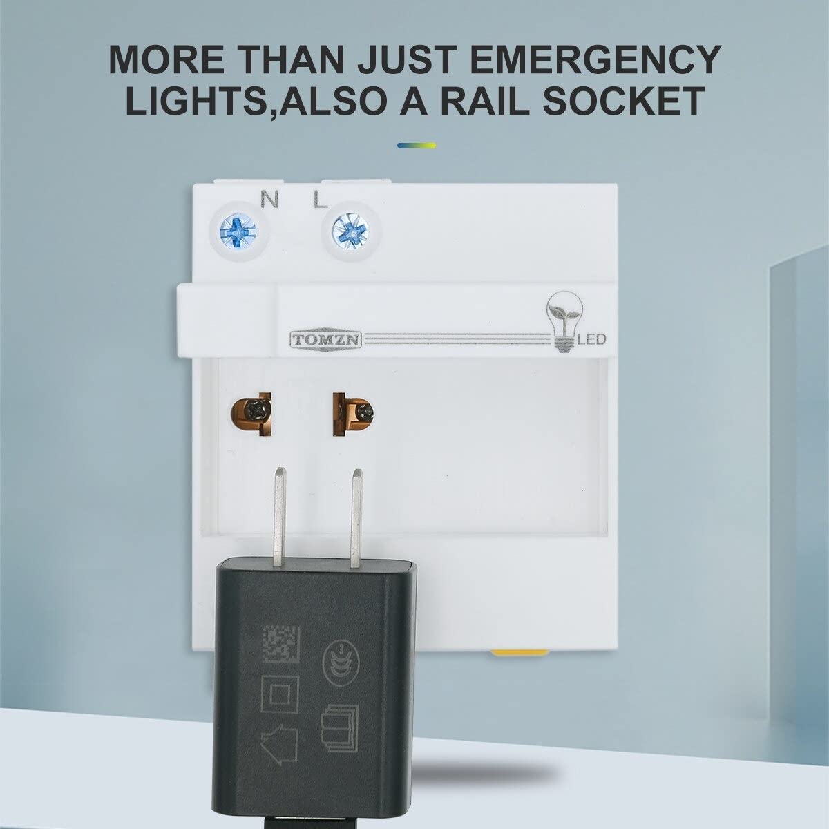 230V Emergency Light, Auto Rechargeable LED Light for Fuse Box, Electric Panels