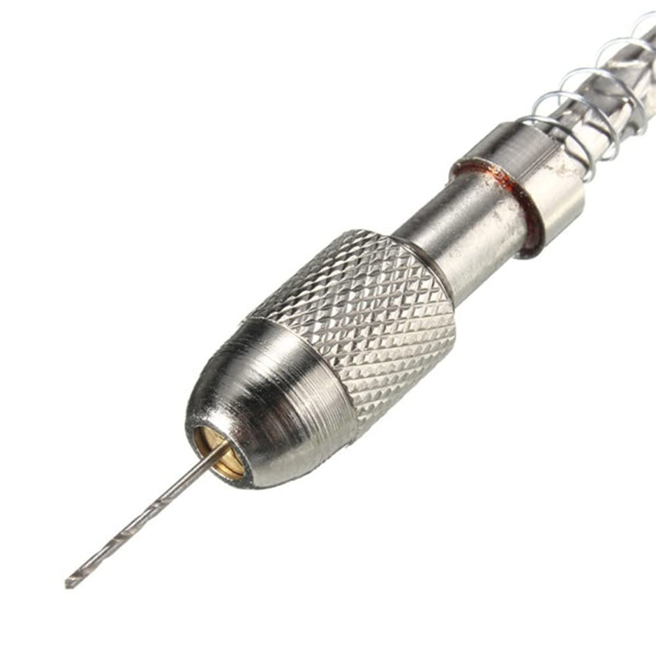 Semi-Automatic Wood Model Manual Bits and 2 Chuck Hand Twist Drill for Jeweler (Silver) -20pcs amiciKart c0tmiz-hs.myshopify.com