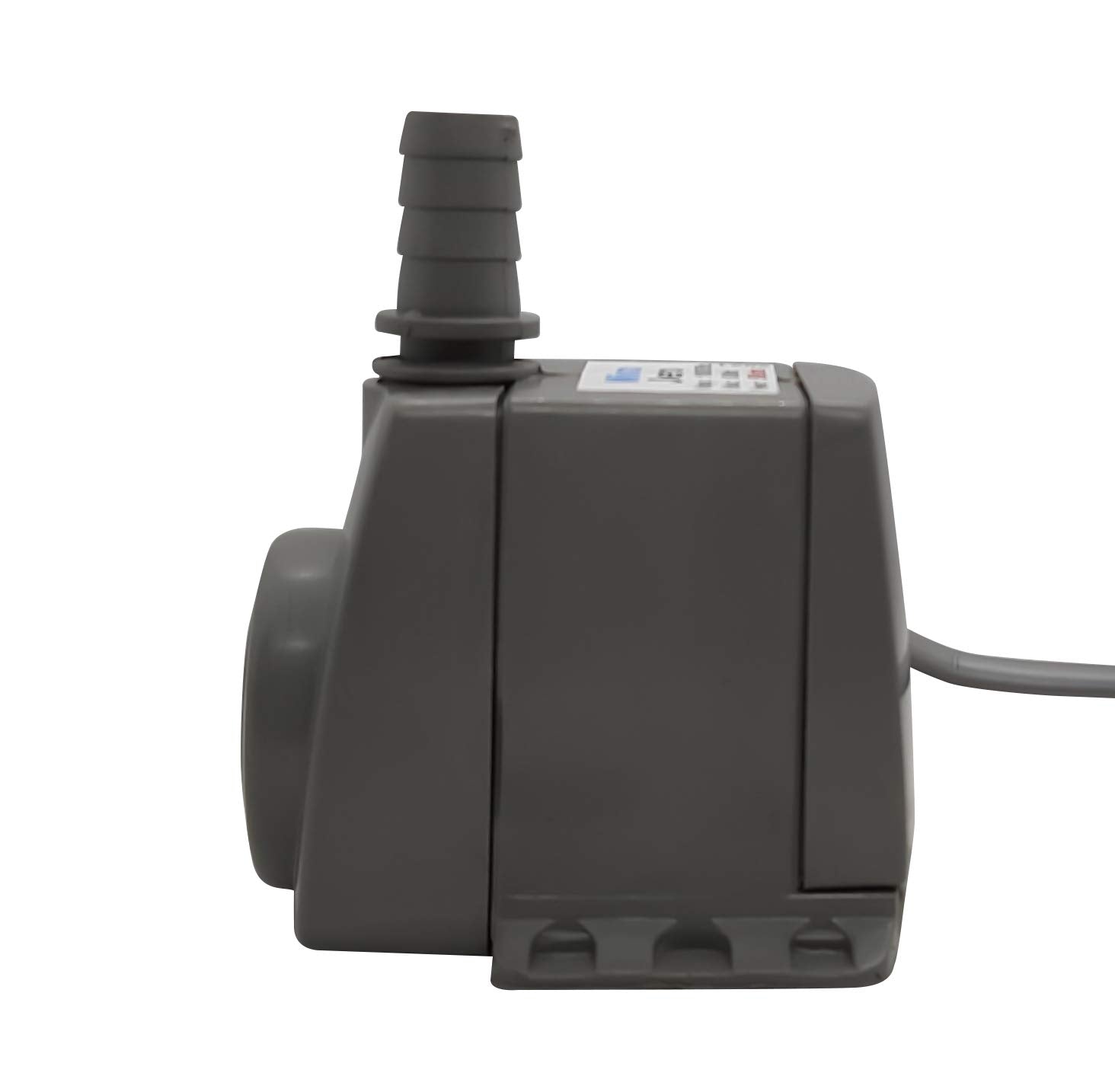 Submersible Pump with 80cm Water Lift and 400L/H Flow (Black, 9W)