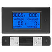 DC Energy Meter 4 in 1, 6.5V-100V 50A (5kW) Power Meter Digital Display with Blue Back Light amiciKart