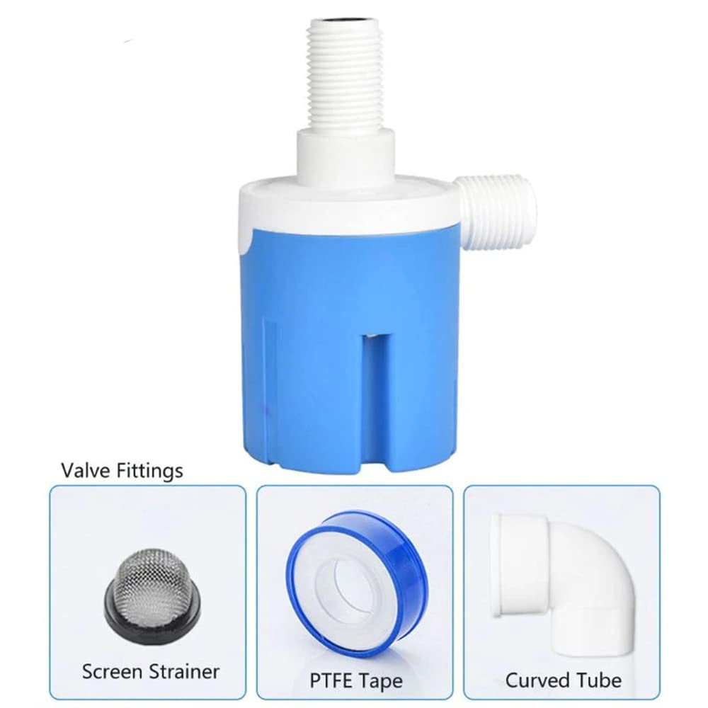 1/2 Inch Automatic Water Level Controller Float Ball Valve with Rust & Corrosion Proof ABS Body amiciKart c0tmiz-hs.myshopify.com