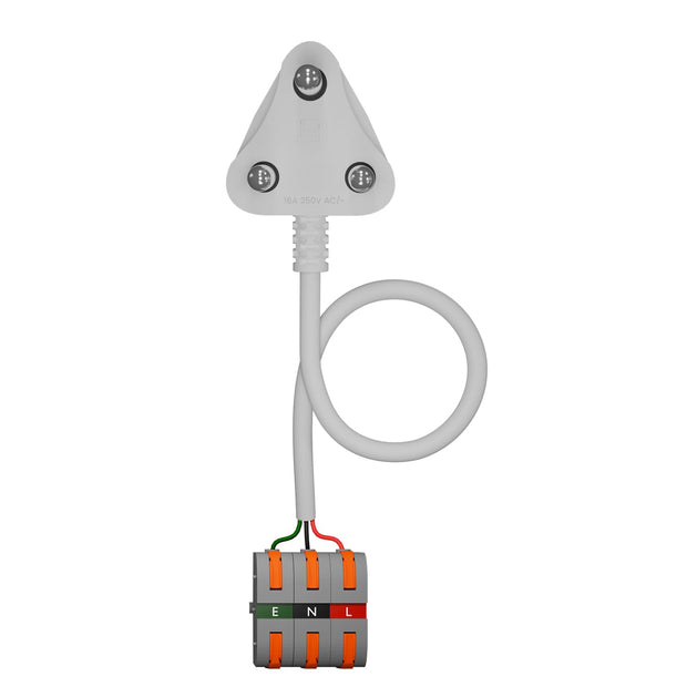 Secure Connect Plug Top with Color Coded Wire Connector (16Amp, 230 VAC)
