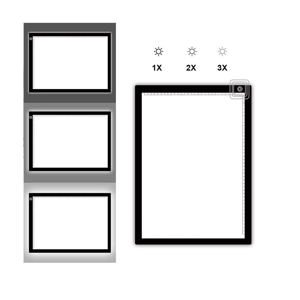 Ultra-Thin Portable LED Drawing Board A4 Size Tracing Board USB Powered