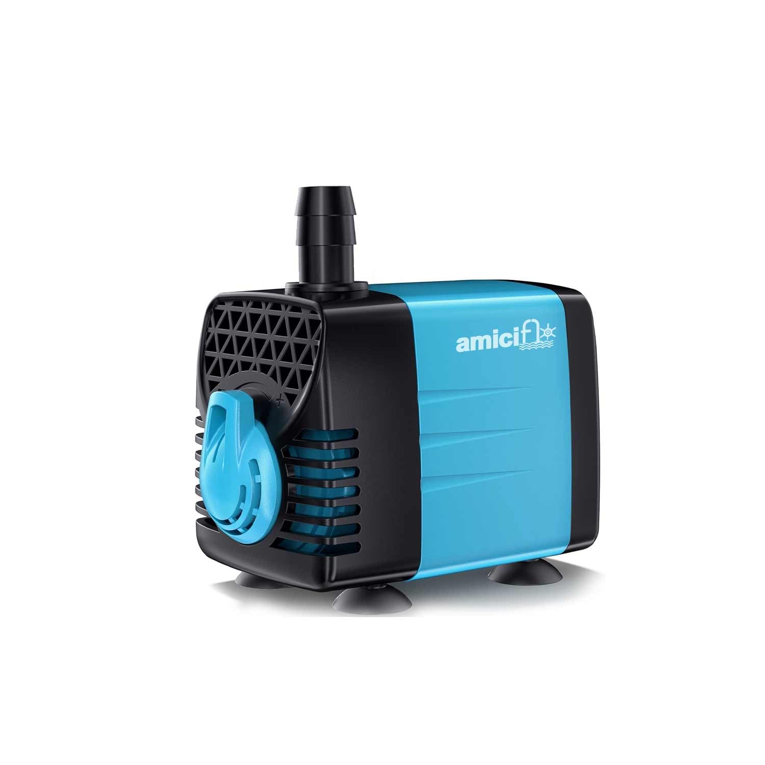 15W Submersible Water Pump – Pure Copper Motor, 2M Cord & 600L/H Flow, 1.5M Lift Silent Operation for Aquarium & Fountain Pump amiciKart