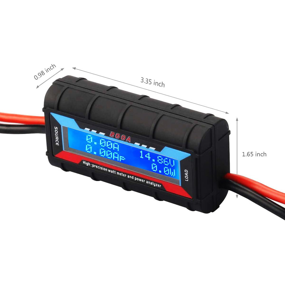 200A Solar Wind Power Analyzer, DC Watt Meter & Battery Tester with LCD Display amiciKart c0tmiz-hs.myshopify.com