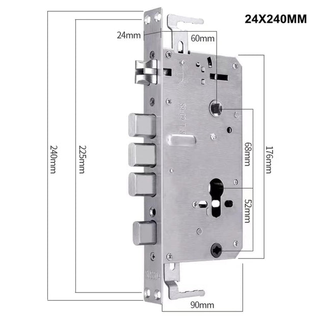 Intelligent WiFi Door Lock with Camera, Video Doorbell & Multiple Unlock Modes amiciKart