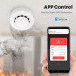 amiciSmart WiFi Smoke Detector, Fire Alarm Sensor SmartLife App Compatible for Home Protection with Test Function, Battery Operated