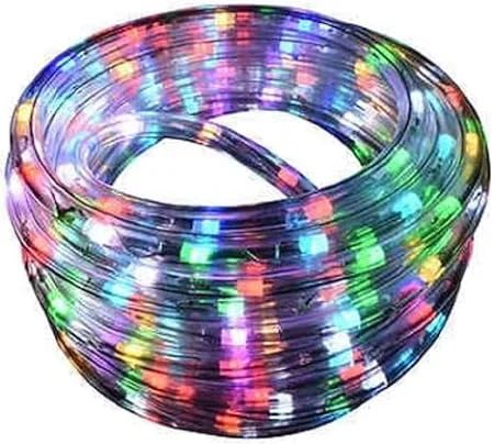 RGB LED Rope Light Flexible & Adjustable Colourful Strips for Diwali, Christmas or Home Décor 60 LEDs/m (15m)