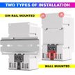 amiciSmart Programmable Timer Switch, High Precision Automatic On Off Switch for Light, Fan with Minimum Set Interval of 1sec (220VAC, 25A)