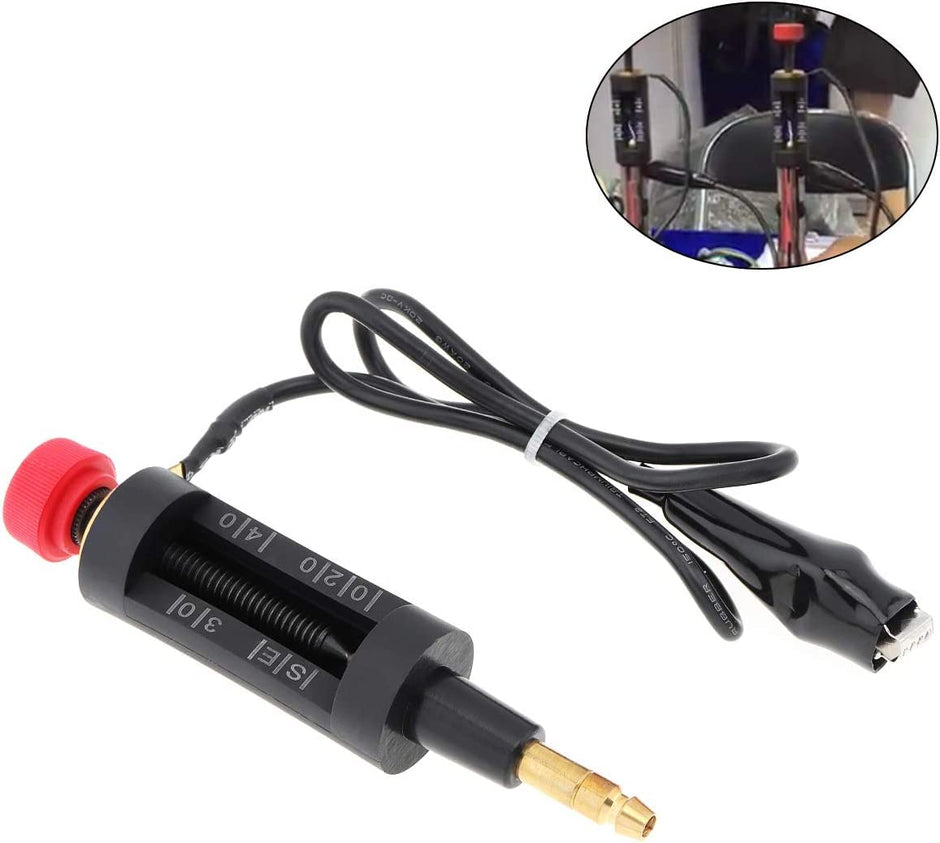 amiciAuto Spark Plug Tester, Adjustable Ignition System Coil Tester for Auto/Car/Bike Diagnostic Test Tool Pick-up Coil Diagnostic Tool