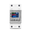Wi-Fi Smart Energy Meter Over/Under Voltage, Overload & Leakage Protection with Real-Time Monitoring Din Rail Mount amiciKart