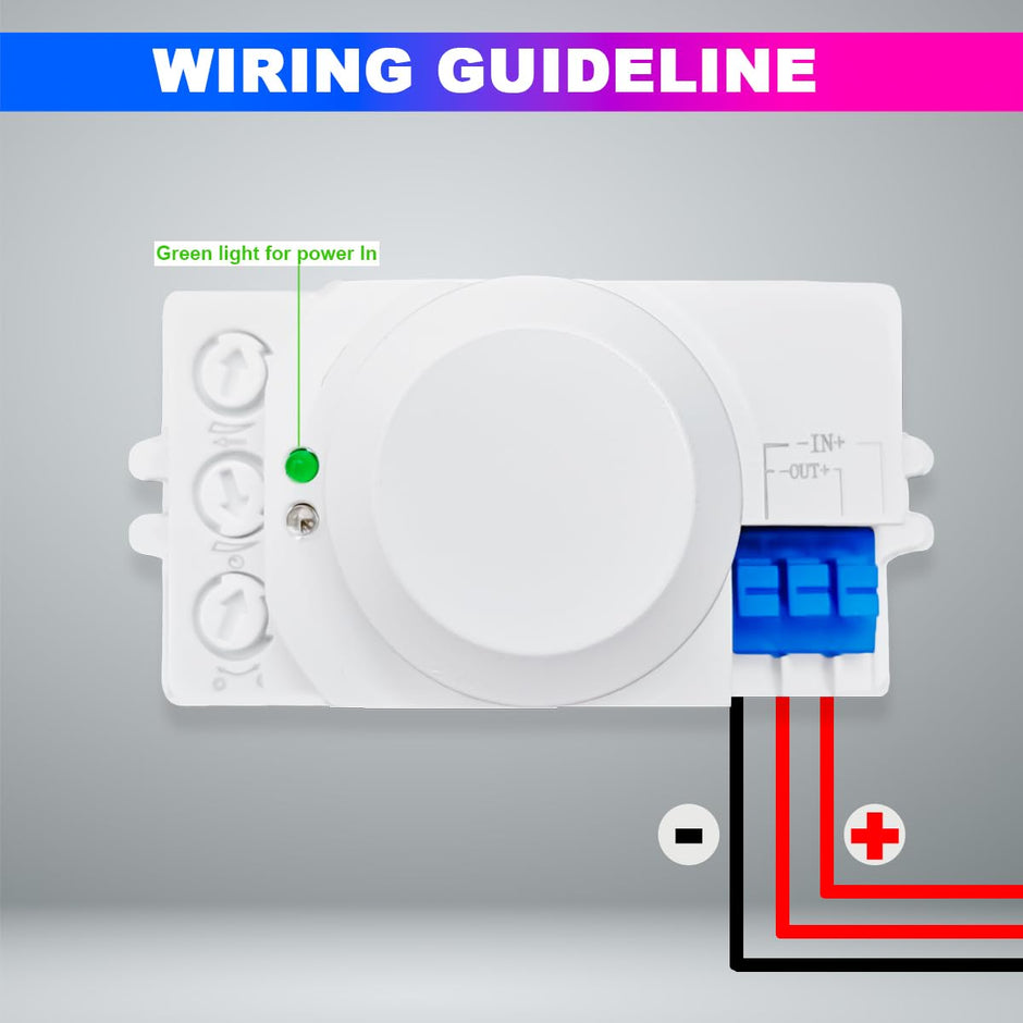 360 Degree Microwave Motion & Light Sensor, Auto On/Off with Radar & Photocell, 12–24V DC amiciKart c0tmiz-hs.myshopify.com