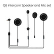 Q8 Headset with Mic for Q8 Bluetooth Helmet Intercom Only amiciKart c0tmiz-hs.myshopify.com