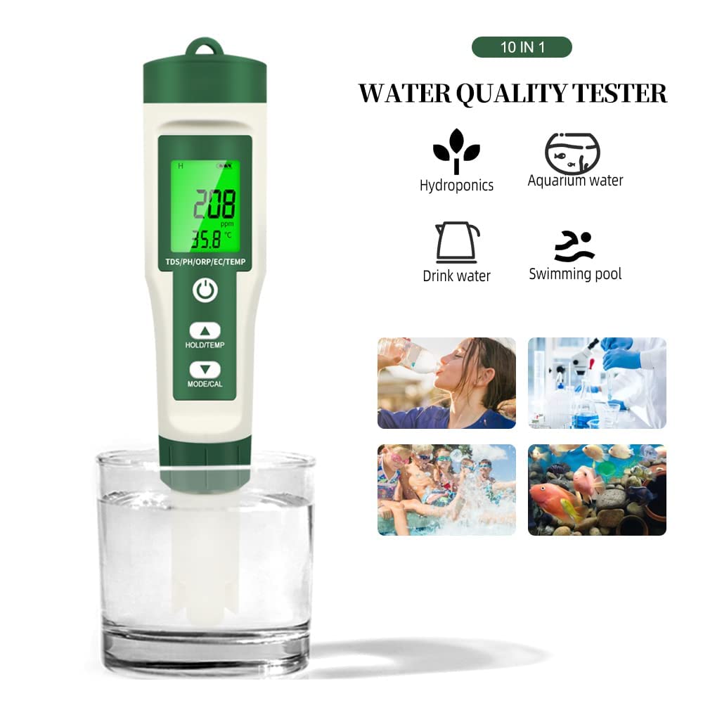 Digital Water Quality Tester TDS, EC & Temperature Meter with Auto Calibration & High Accuracy amiciKart c0tmiz-hs.myshopify.com