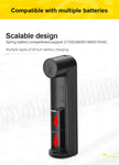 Universal Smart Charger for 21700, 26650, 18650 & Other Rechargeable Batteries