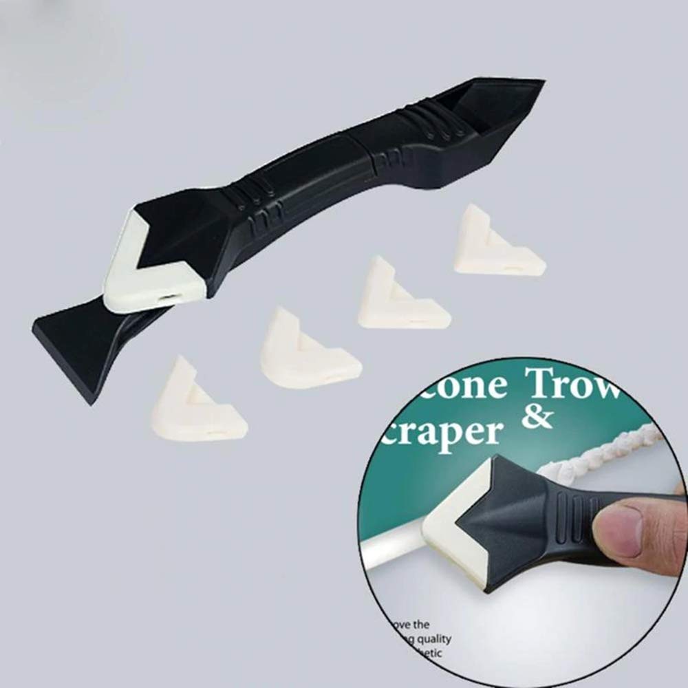 Silicon Caulking Tool,Sealant Spreader Spatula and Scrap/Caulk/ Removal with 5 Angle Pads amiciKart c0tmiz-hs.myshopify.com
