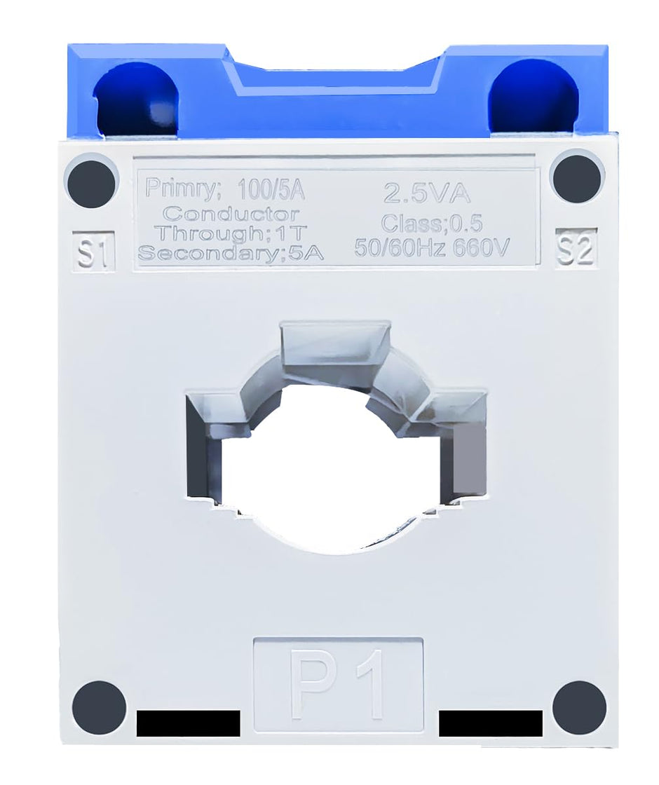 Industrial Grade Current Transformer CT Coil 100/5A, Class 0.5, 0.66kV Rated Voltage