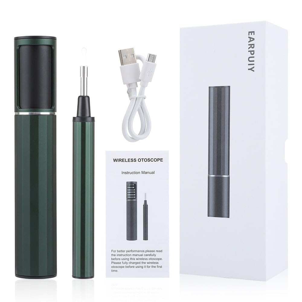 Ear Wax Cleaning Tool, Wireless Endoscope with Storage Case and Charging Cable Otoscope amiciKart c0tmiz-hs.myshopify.com