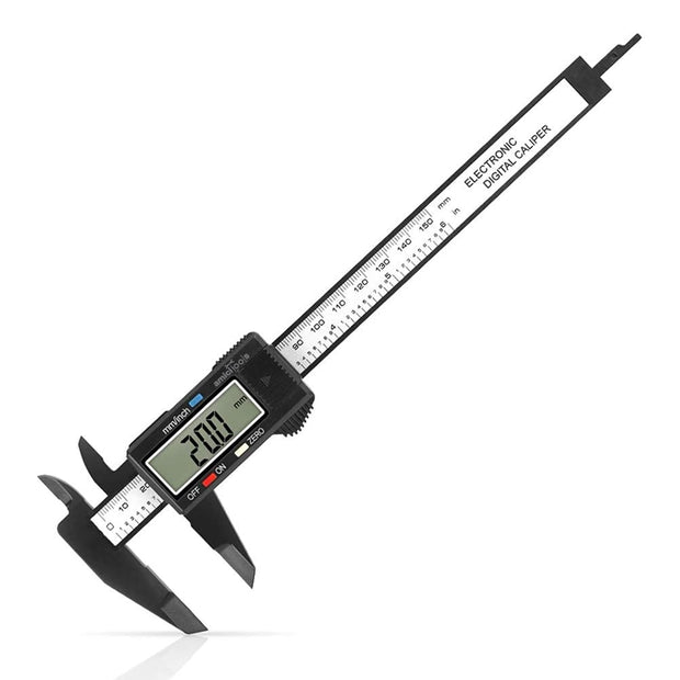 150mm Digital Vernier Caliper – ABS Body, LCD Display, Inch/MM & Zero Setting Function