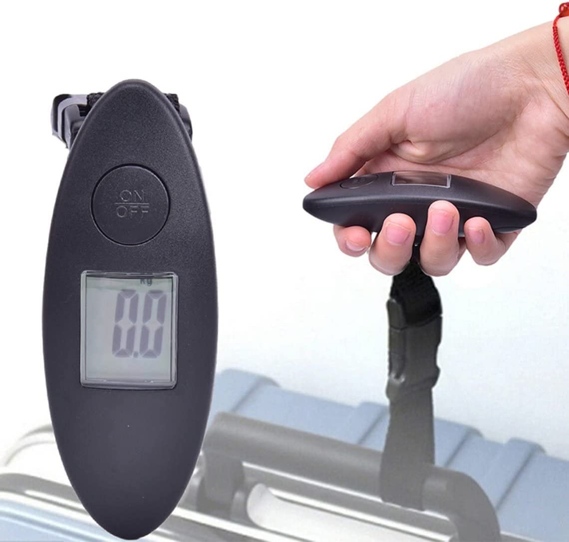Digital Luggage Weighing Scale, 40Kgs Portable Hanging Weight Machine for Suitcase amiciKart