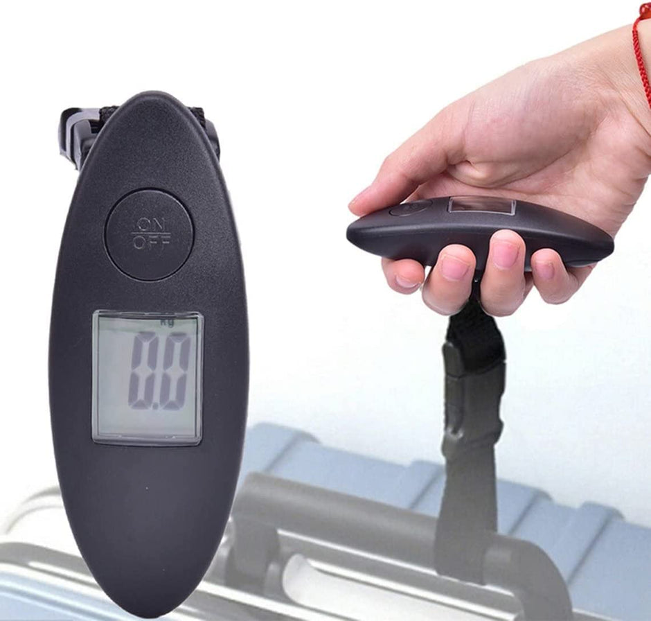 Digital Luggage Weighing Scale, 40Kgs Portable Hanging Weight Machine for Suitcase amiciKart