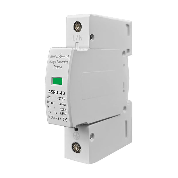 amiciSmart AC Surge Protector, 275V 10KA~20KA, 20KA~40KA, 30KA~60KA SPD Lightning Protection Device