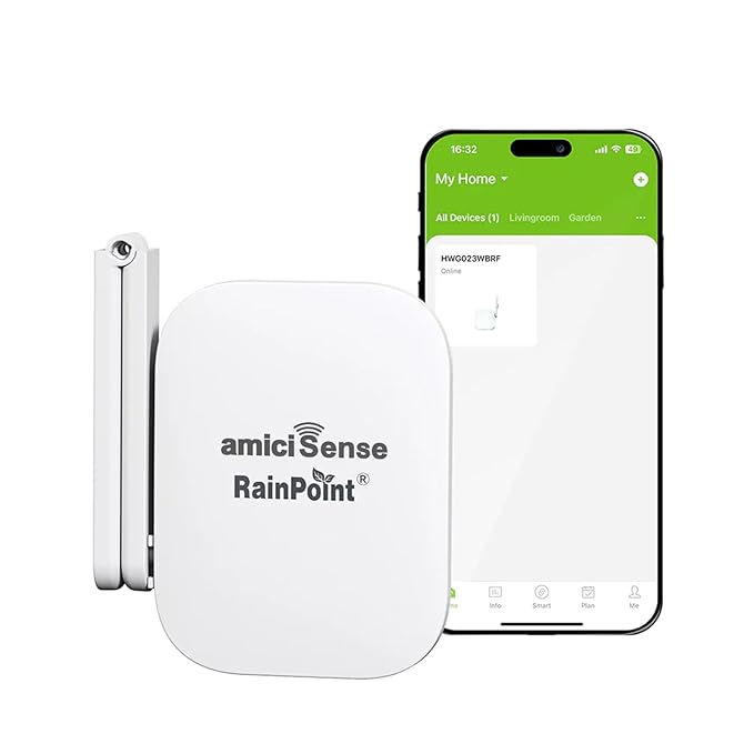 WiFi Gateway Hub Gen2 – 2.4GHz with 853ft Range | Supports 39 Devices | App Controlled | RainPoint