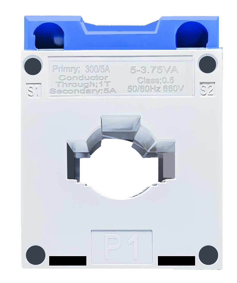 Industrial Grade Current Transformer CT Coil 300/5A (Class 0.5) 0.66kV Rated Voltage