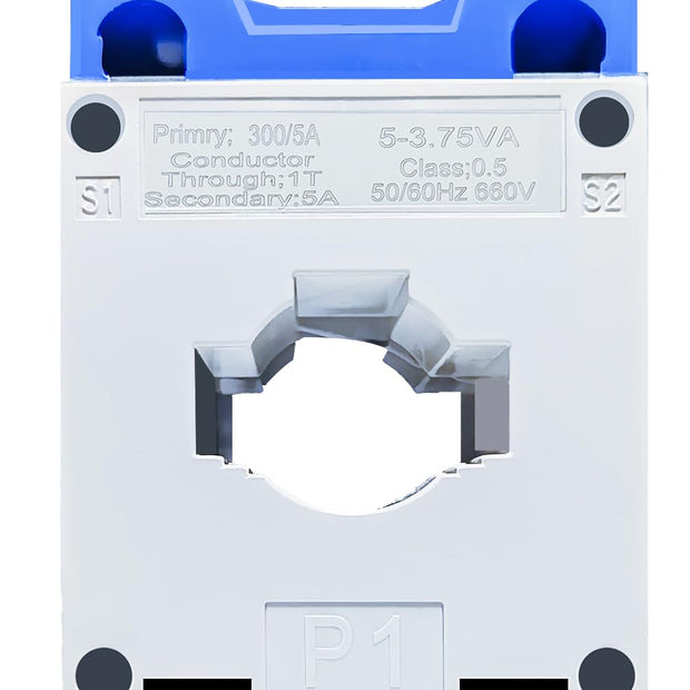 Industrial Grade Current Transformer CT Coil 300/5A (Class 0.5) 0.66kV Rated Voltage